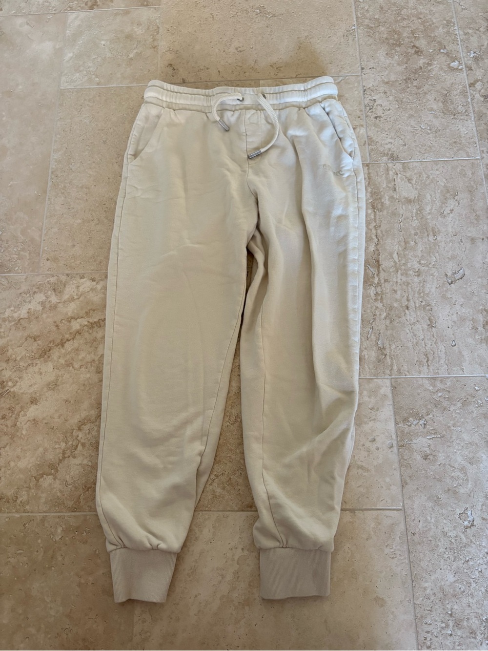 The Kooples Cream Sweat Joggers